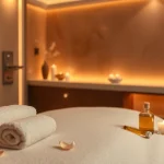 Luxurious 서울출장마사지 setting with soothing ambiance and elegant decor.