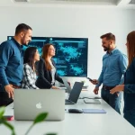 IT Managed Service Provider Clearwater FL team working collaboratively in a modern office.