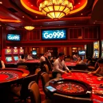 Players enjoying a thrilling game at go99 casino, betting on roulette and poker for big wins.