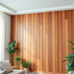 Transform your space with stunning panel wall wood in a stylish and modern living room.