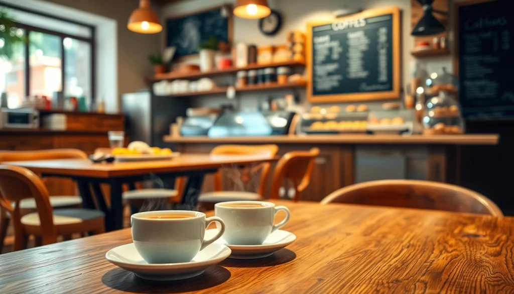 Disfruta del ambiente acogedor en la Coffee Shop lloret de mar con tazas humeantes.