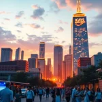 Showcasing https://www.todayville.com, a vibrant city skyline reflects innovation and community engagement.
