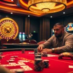 Engage in thrilling poker with "rebahin film" set in a luxurious casino ambiance filled with excitement.