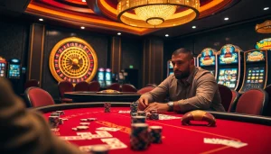 Engage in thrilling poker with "rebahin film" set in a luxurious casino ambiance filled with excitement.