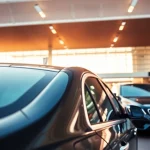 Taxi Nottingham to Heathrow Airport delivering reliable service with a modern taxi at Heathrow terminal.