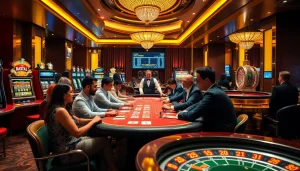 Vivez une expérience de jeu palpitante au meilleur casino en ligne avec une action de poker dynamique et une ambiance élégante.