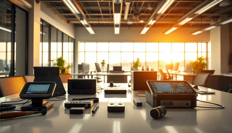 Ocena modeli test sprzętu w nowoczesnym biurze z nowymi urządzeniami.