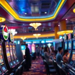 Experience non gamstop Casino Uk with vibrant slot machines and lively players in an energetic setting.