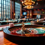 Erleben Sie mit casino-spiele de aufregende Casino-Spiele an einem brillant beleuchteten Tisch.