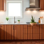 Stunning cabinet refacing transformation in Saint Petersburg FL kitchen with modern wood finishes.