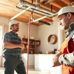 Whole house repiping services Clearwater FL by a skilled plumber in action.