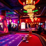 Engaging atmosphere of a non gamstop casino Uk showcasing vibrant gaming activities and excitement.
