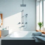 Transform your space with elegant showers au in a beautifully designed bathroom setting.
