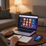 Experience Canada online casinos reddit at home with vibrant online slots on a laptop