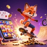 Los casinos online ofrecen experiencias dinámicas con máquinas tragamonedas y símbolos de la suerte en un entorno vibrante.