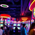 Menang di situs slot terpercaya dengan suasana kasino yang ceria dan pemain aktif.