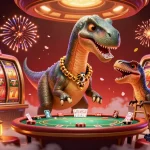 Engage in thrilling gameplay with harga toto as a vibrant scene unfolds in a casino atmosphere.